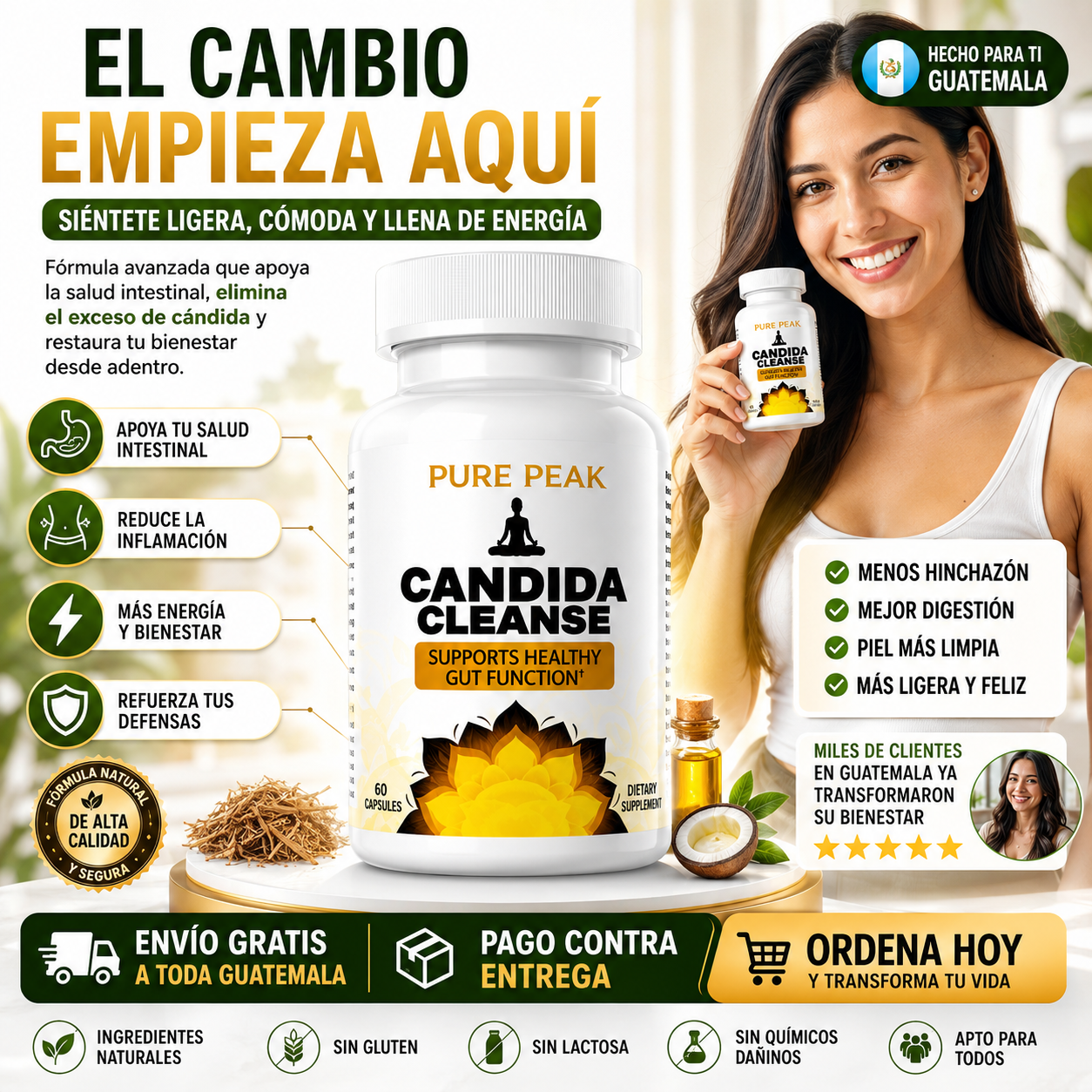 Candida cleanse 🌿 Tu mejor versión comienza hoy ✨ 💚 Salud • Energía • Bienestar